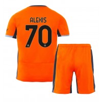 Camisa de time de futebol Inter Milan Alexis Sanchez #70 Replicas 3º Equipamento Infantil 2023-24 Manga Curta (+ Calças curtas)